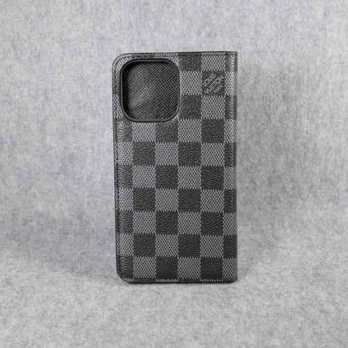Black LV Phone Case iPhone 11 12 13 14 15 16 Pro Max Series