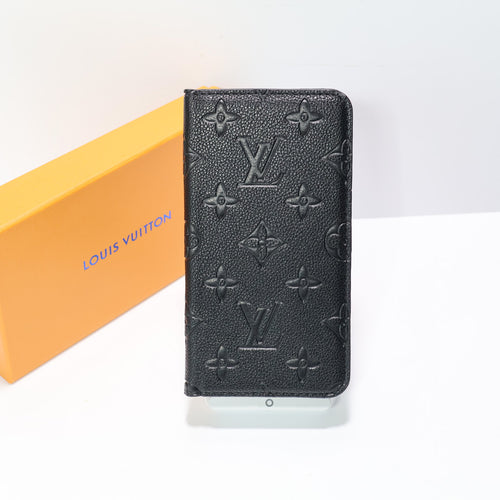 Black LV Wallet Phone Case 1216 Pro Max Plus
