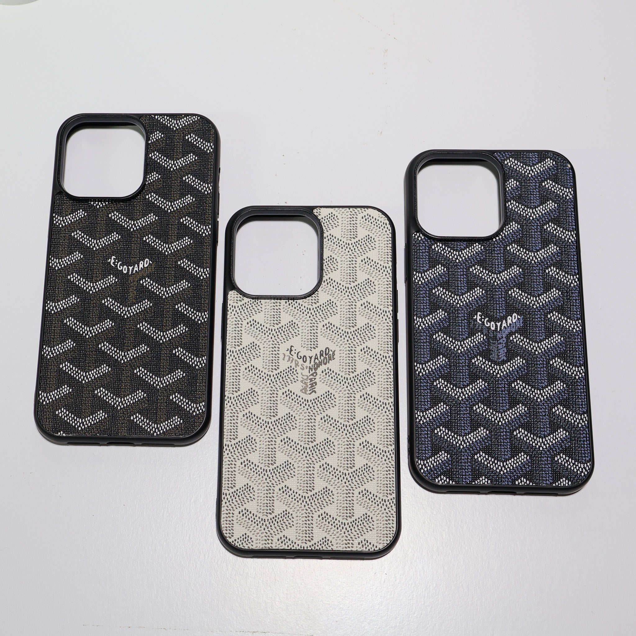 Goyard Phone Case for iPhone 13 14 15 16 Pro Max Plus