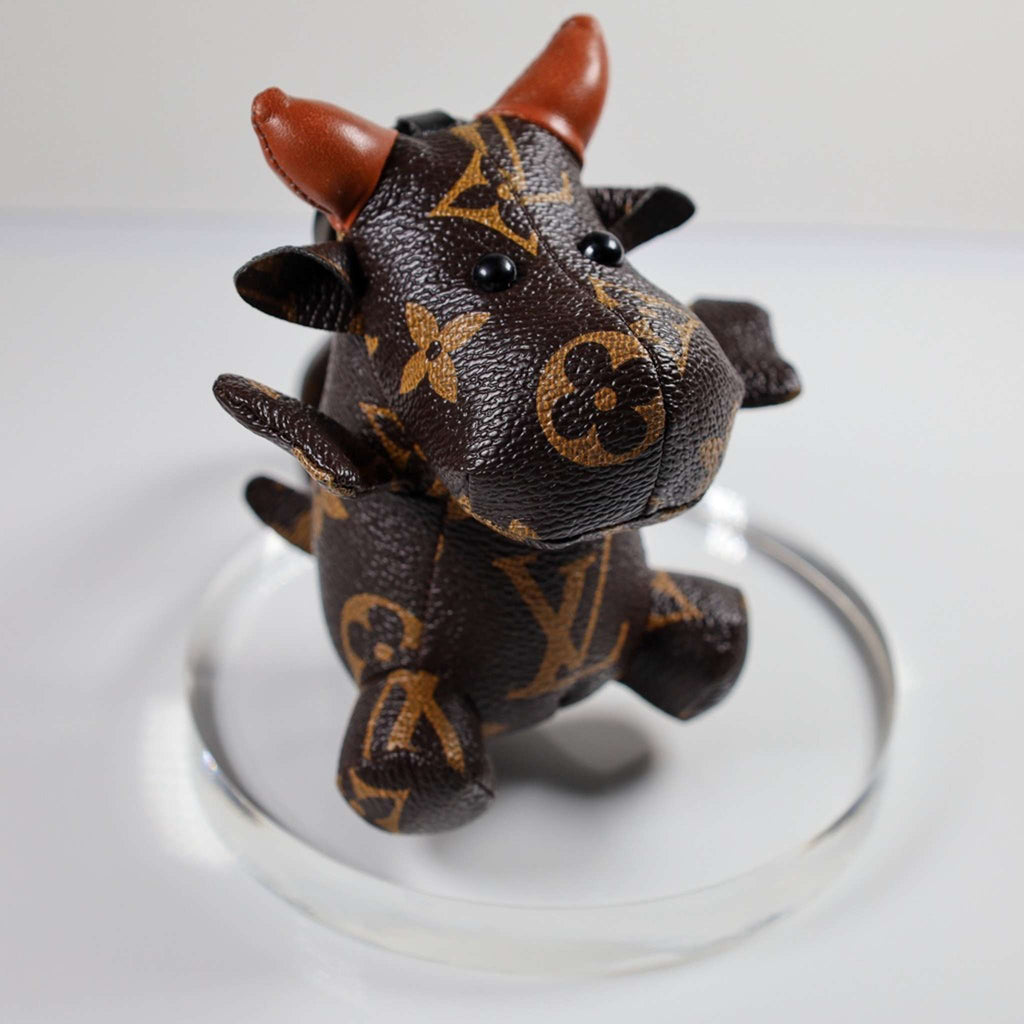 LV Cow KeyChain Bag Charm Decorative Accessory