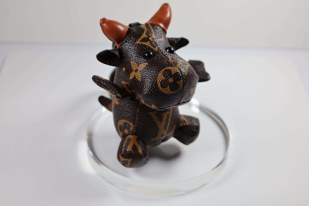 LV Cow KeyChain Bag Charm Decorative Accessory