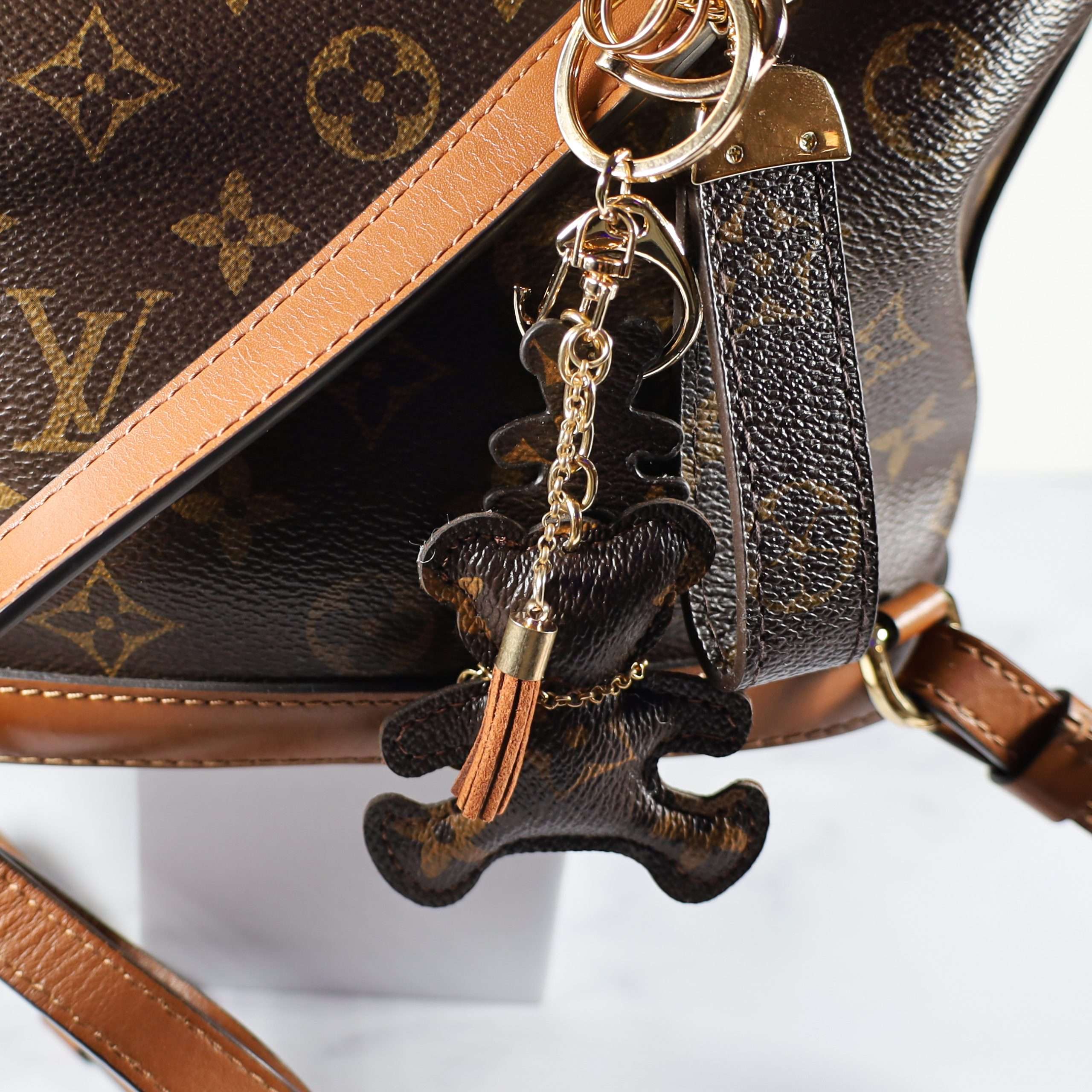 LV Bear KeyChain Bag Charm