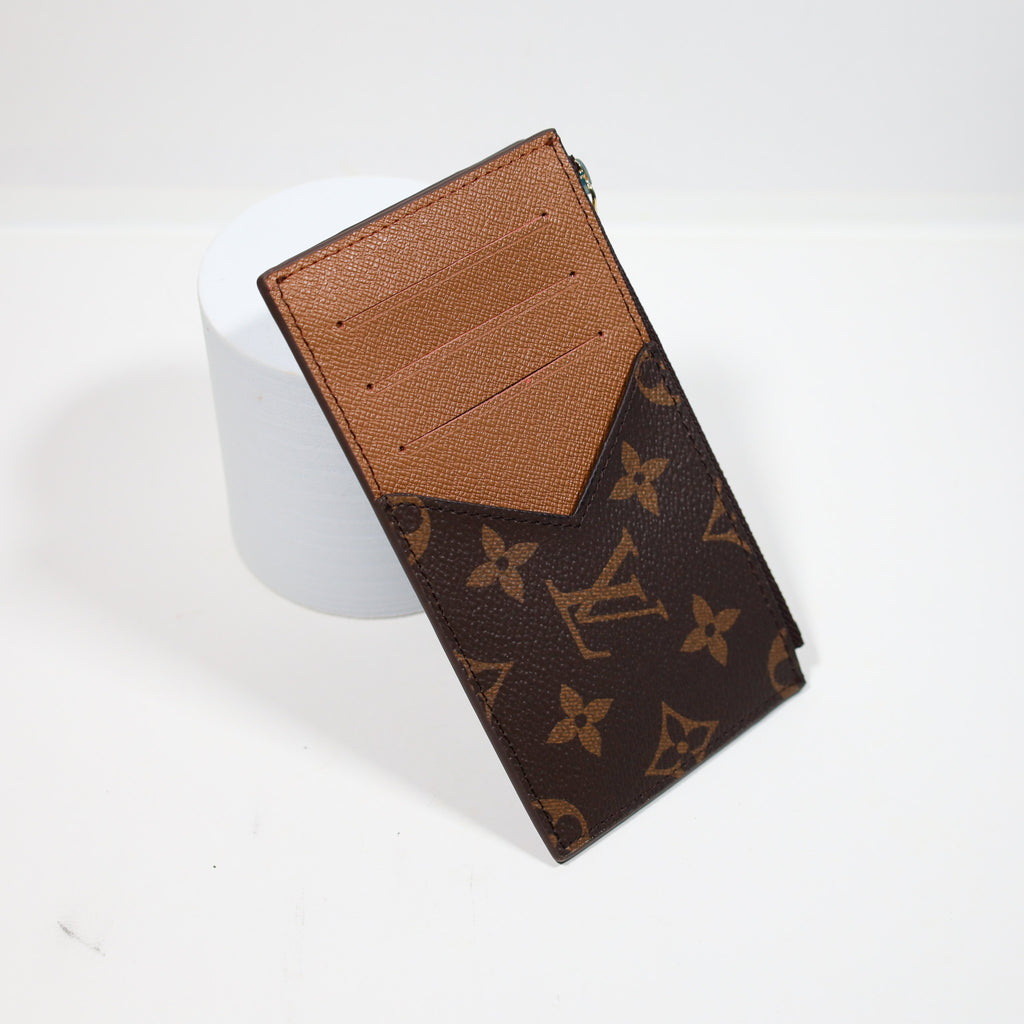 Louis Vuitton Monogram Card Holder Zipper Wallet