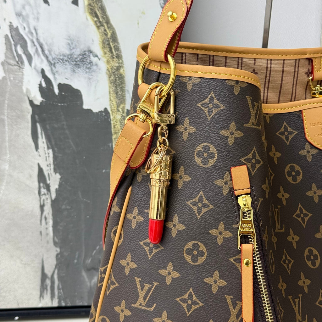LV Lipstick Bag Charm Key Chain