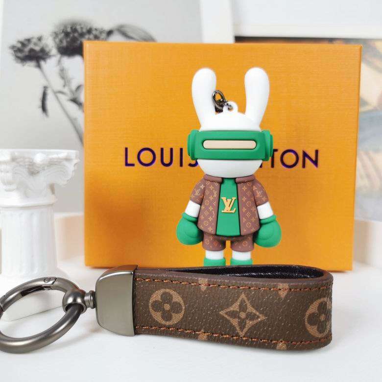 Louis Vuitton Bag Charm Keychain DJ Bunny Boxer