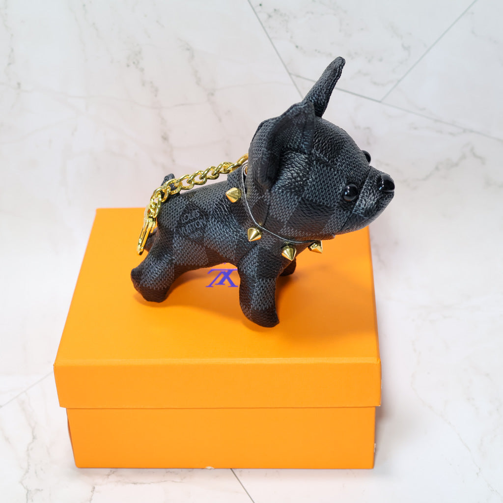 Louis Vuitton French Bulldog Keychain