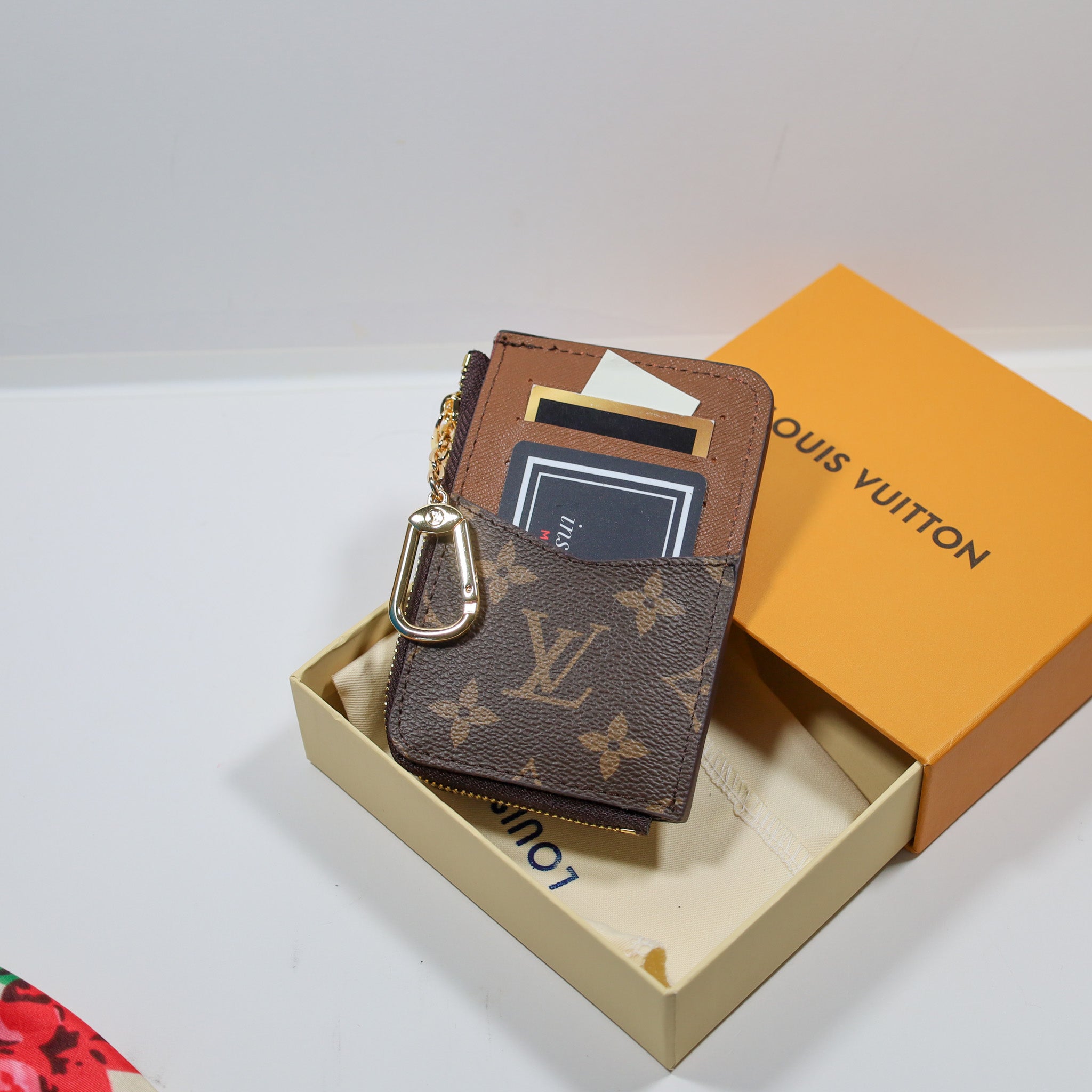 Card Holder Recto Verso LV Style