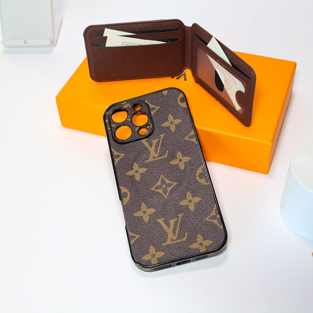 LV Magsafe iPhone Case With Card Holder 16/Pro/Pro Max/ Plus