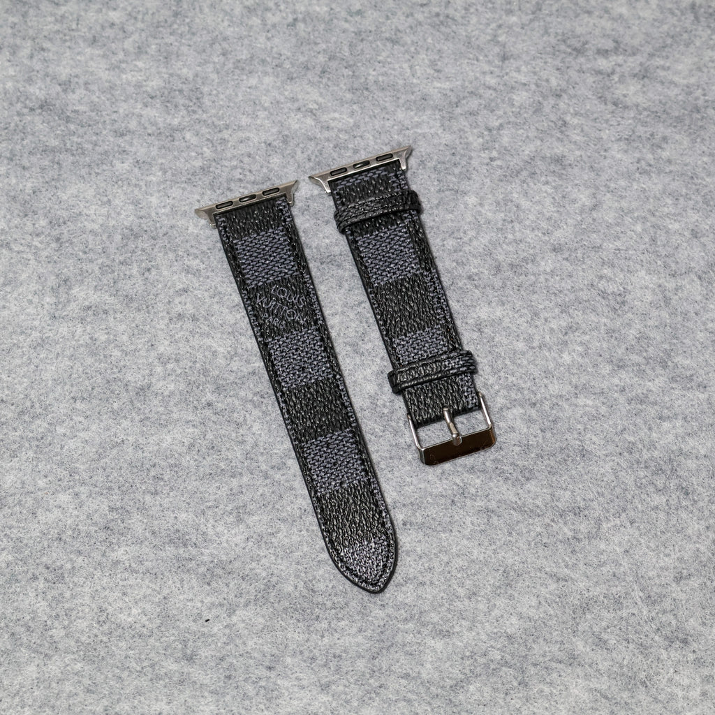 LV Apple Watch Bands Leather