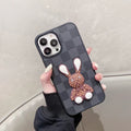 3D Luxury Designer iPhone Case Checkered Pattern