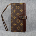 LV Monogram Leather Phone Case for Samsung Galaxy S22  S25