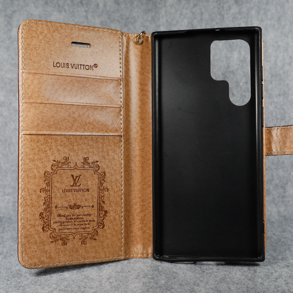 LV Folio Wallet Phone Case Samsung Galaxy S/Note