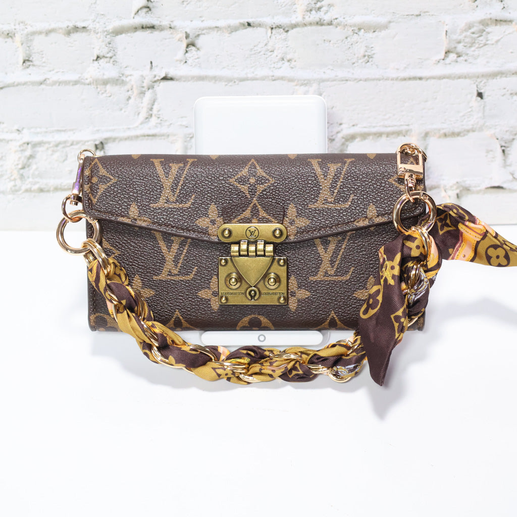LV iPhone Wallet Brown Monogram for 17/Pro/Pro Max/Air