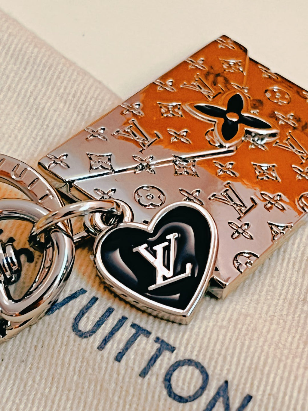 LV Postal Envelope Key chain Bag Charm