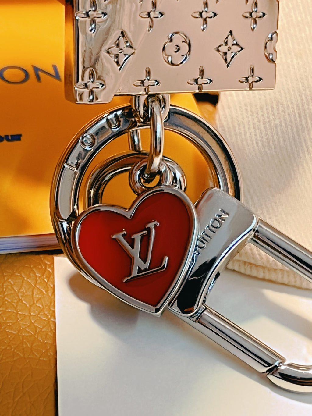 LV Postal Envelope Key chain Bag Charm