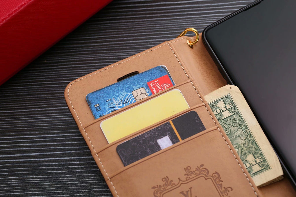 LV Monogram Leather Phone Case for Samsung Galaxy S22  S25