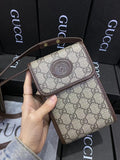 Designer Crossbody Purse Leather Belt Case Holster