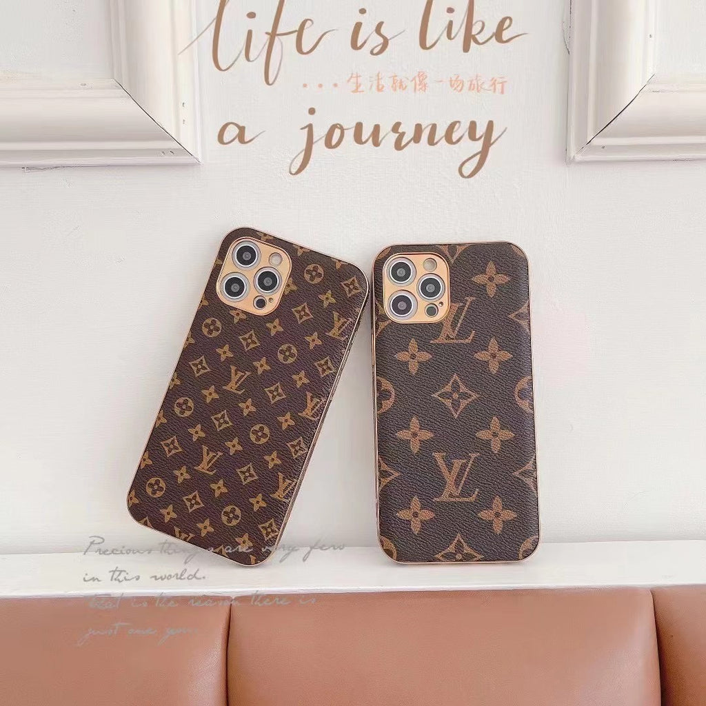LV Brown Pattern Monogram iPhone Case For 1116 Series