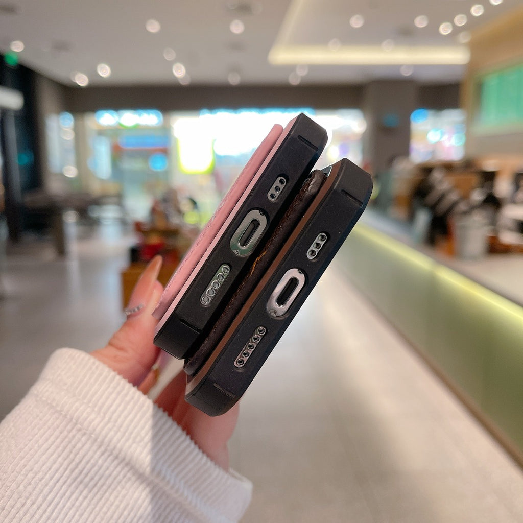Luxury Phone Case Card Holder for iPhone 16 Pro Max Series